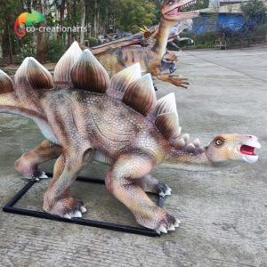 China Water Proof Replica Fiberglass Animatronic Animatronic Stegosaurus Statue supplier