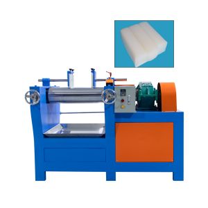 China High Productivity Silicone Rubber Milling Machine with 3.75KW Motor Power and 15-20r/min Roller Speed for Solid Silicone Raw Material wholesale