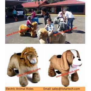 New Animal Pony Kiddie Rides / Used Carnival Rides Animal Walking in Outdoor Playground