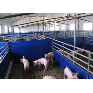La ferme en acier agricole jette les bétail/abri de porc pour la charge de vent rurale de 100~150 km/h