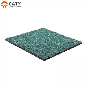 China Thickness 2cm Sports Rubber Floor Mats Wear Resistant Fireproof supplier