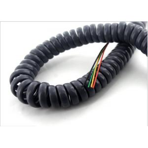 UL Power Spring Push Pull Coil Cord Cable Industrial Spiral Retractable