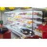 China Supermarket Open Front Display Fridge For Vegetable / Fruit / Drink wholesale