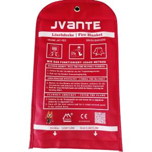 China 0.5mm 100% Fiberglass Fabric Fire Extinguisher Blanket To Put Out Fire supplier