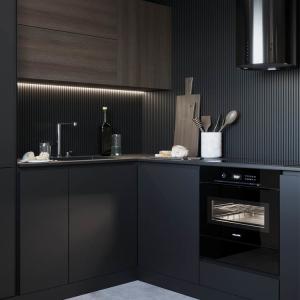 PVC Modern Cupboard Painting Over High Gloss Kitchen Cabinets