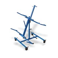 Estantes de pintura plegables para puertas de automóviles estructura compacta y fácil instalación