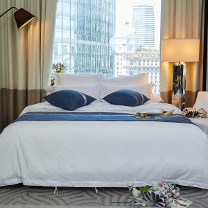 Customized Hotel Bedding Sets 100% Cotton Jacquard Hotel Patterns Bedding Linen Duvet Cover Set