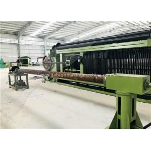Green Hexagonal Wire Netting Machine Automatic Stop / Counter For Steel Rod 4300 Mm Width
