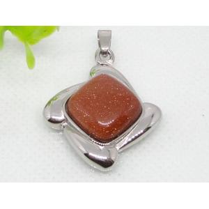 China semi precious stone pendant 1240013 supplier