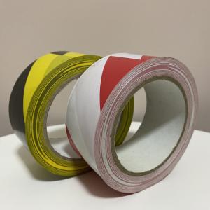 Red And White PVC Lane Marking Tape , Colorful Crime Scene Caution Tape