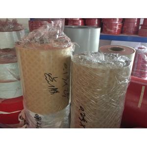 China Tensile Strength Polyester Lamination Film , 0.18mm Polyester Fiber Roll For Transformer supplier