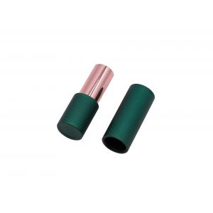 Aluminum Green Luxury Empty Magnet Lipstick Tubes 3.5g Lip Balm Tubes​