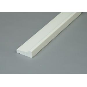 12ft Length Drip Cap PVC Decorative Mouldings / PVC Trim Board For Interior