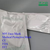 China High Breathability N95 Pollution Mask , Single Use White Surgical Mask on sale