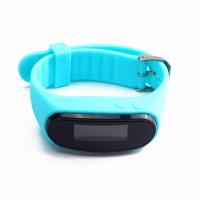 China Silica Gel Fitness Step Tracker Wristband Customized Wearable Step Counter on sale