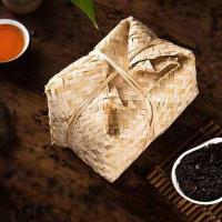 China Slimming Anhua Dark Tea , Chinese Compressed Tea Brick Custom Gift Package on sale