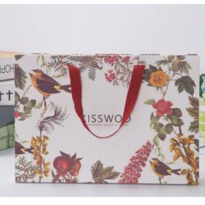 China Low cost retail OEM custom printing luxury gift shopping cloths paper craft bag supplier