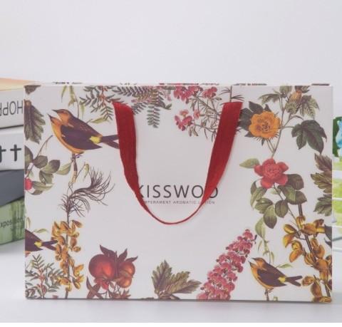 Low cost retail OEM custom printing luxury gift shopping cloths paper craft bag