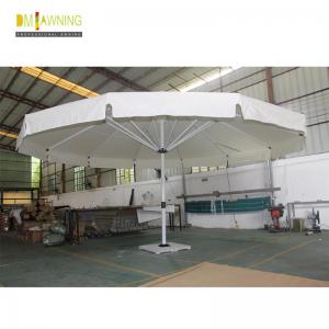 4m 5m Double Top Patio Umbrella Large Garden Parasol With Base