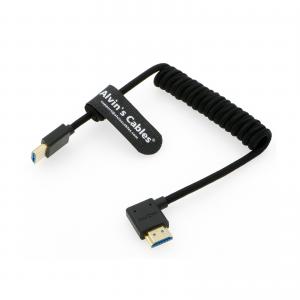 China Ultra HD 8K HDMI 2.1 Braided Coiled Cable HDMI For Atomos Ninja V Portkeys BM5 For Feelworld Monitor For Canon C300 supplier