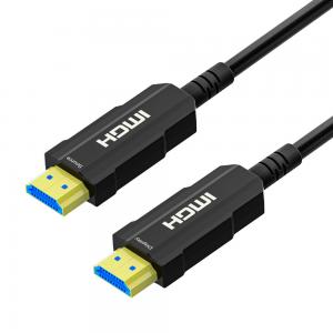 100ft 4K Ultra HD HDR Active Fiber Optical HDMI Cable In Wall Rated