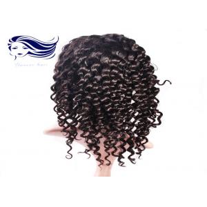 China Human Hair Glueless Full Lace Wigs With Bangs , Curly Full Lace Wigs supplier