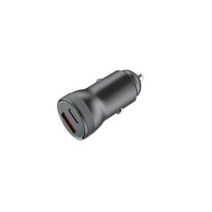 China PD QC 20W USB cargador de automóvil cargador de teléfono de automóvil 2 en 1 cargador rápido de viaje supplier