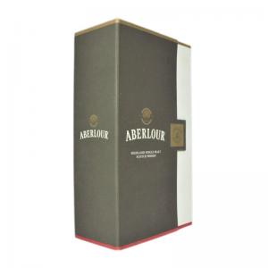 Double Flaps Rigid Wine Packing Boxes With PS Blister Tray OEM, Soy ink printing