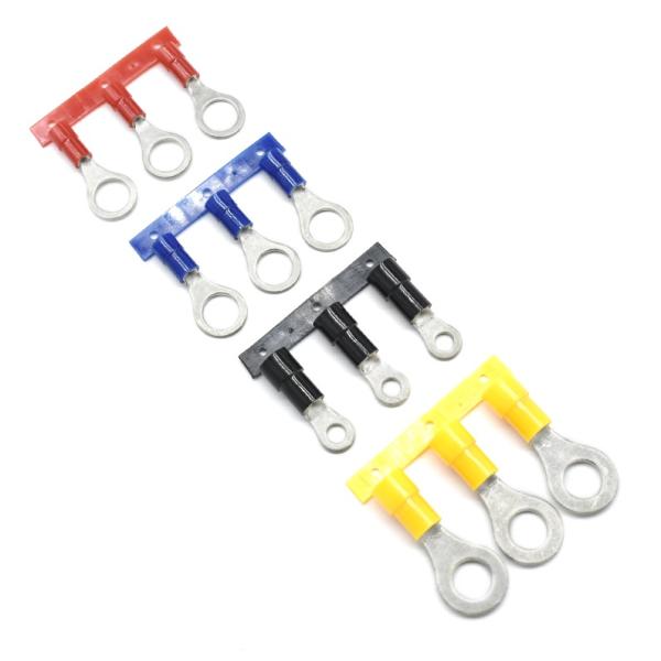 China Oem Personalizado 22 Awg Tipo Terminal de cobre plano Lug Crimping Terminales de anillo aislado wholesale