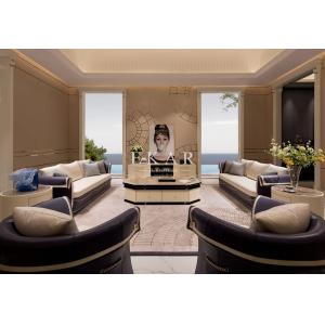 Elegant Leather Modern Sofa Set Design Living Room Furniture Set