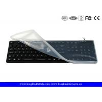 China Removable Waterproof Silicone USB Keyboard For Harsh Industrial on sale
