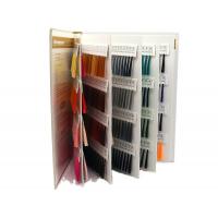China Embroidery Silk Thread Color Cards Book 5000y Length/cone and 100% Polyester on sale