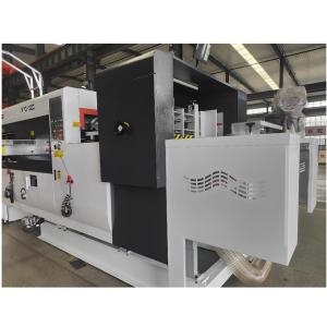 China Corrugated Board Carton Cardboard Plastic Sheets Flat Die Cutting Machine with Stripping supplier