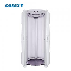 Commercial Standing Sunless Tanning Bed Whole Body 48pcs Cosmedico Lamps