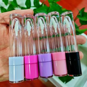 China OEM empty lip gloss tube cute lipgloss tubes 5 colors  Plastic Lip Gloss Tube supplier