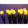 PU Tulip Lighted Artificial Trees Moisture Resistant Electricity Power Supply