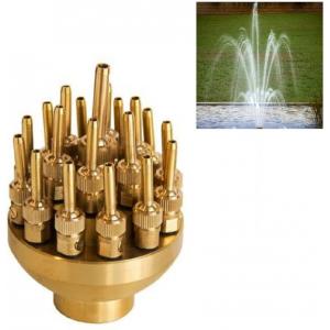 China Architectural 3D model Brass Adjustable Fountain Nozzles supplier