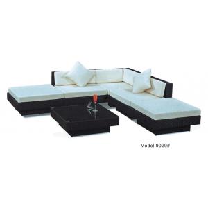 China 5piece - Rattan wickergarden furniture patio outdoor backyard sectional sofa Hotel L shape sofa -9020 supplier