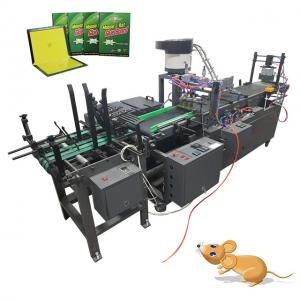 China 3P Automatic Mouse 3000pcs Rat Glue Trap Making Machine  The paperboard plastic  book  rats traps making machine supplier
