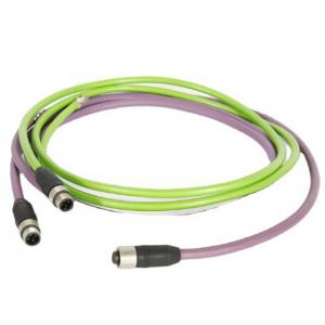 Green Copper Industrial Waterproof Cable Assemblies For CANopen Cables/DeviceNet Cable Ul Approved