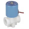 24VDC Small PP Electric Solenoid Valve For RO System 1/4 Inch Direct Acting