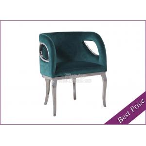 China Velvet Dining Chair With Chrome Legs In Furniture Manufacturer (YS-11) supplier