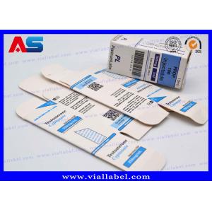 Small Pharmaceutical Small Cardboard Box Printing For Sterile Injection Vials Deca / Enanthate