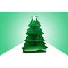 China Green Christmas Tree Cardboard Pallet Display For Promoting Toys , Eye Catching Design wholesale