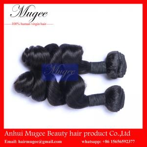 China Most popular human virgin hair, 100% indian hair extension, soft indian virgin hair thick bundles supplier
