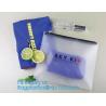 Eco-friendly Clear Travel EVA Cosmetic Bag with Slider Zipper Closure, matte slider printing customized frosted pvc bag