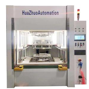 China Placa caliente horizontal PA66 que suelda con autógena el aceite Tin Making Machine de HMI supplier