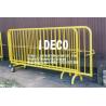 China Temporary Fences, Movable/Mobile Steel Barricades, Portable Crowd Control Barriers with Rollers/Wheel Base wholesale