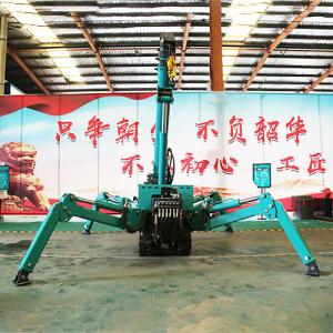 Construction Equipment 1.2 Ton Crawler Cranes ZHONGMEI Small Telescopic Electric Spider Crane