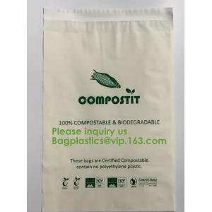 China Sacos biodegradáveis diretos do correio da fábrica barata com os certificados BAGPLASTICS PAC da casa ASTM D6400 do adubo da APROVAÇÃO de EN13432 BPI supplier
